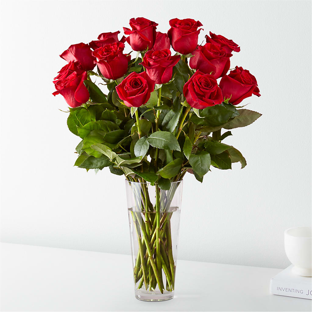 Long Stem Red Rose Bouquet – At All About Flowers Llc, Cincinnati OH