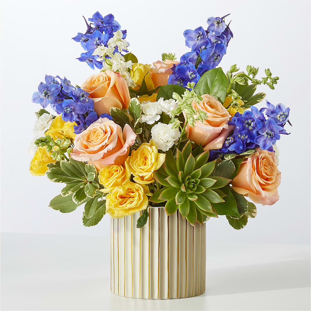 Cobalt Reverie Bouquet – At All About Flowers Llc, Cincinnati OH