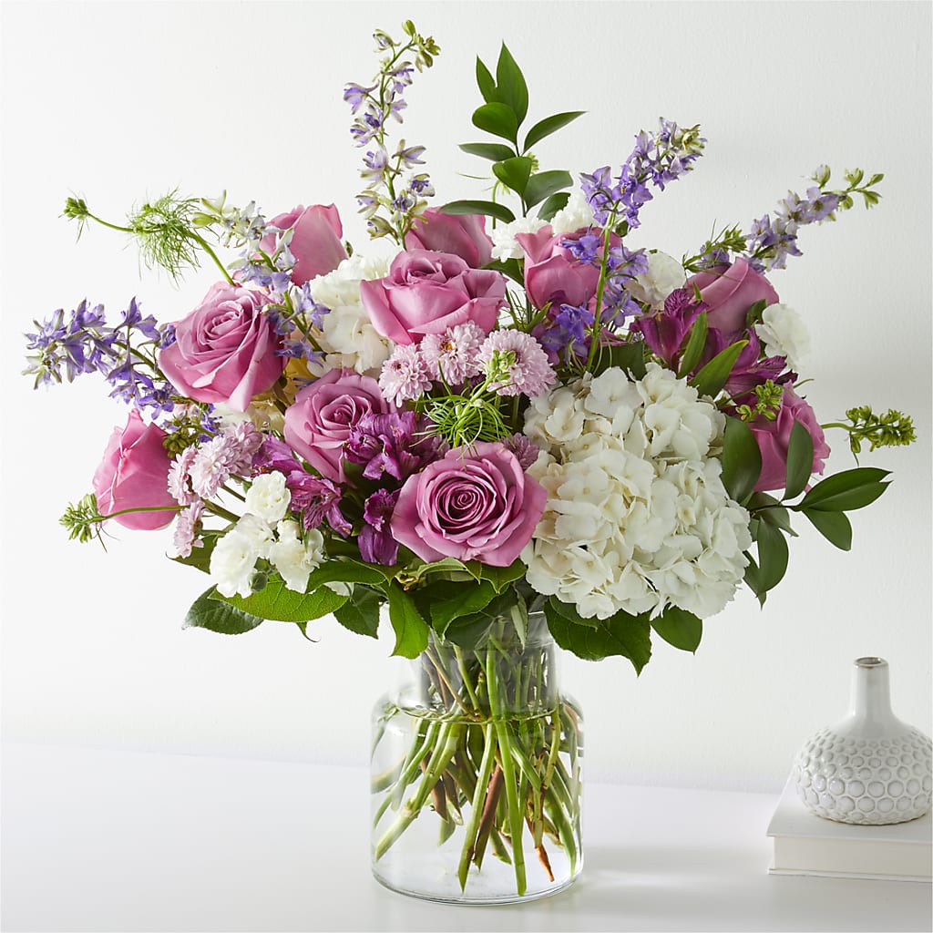 Violet Caress Bouquet – At All About Flowers Llc, Cincinnati OH