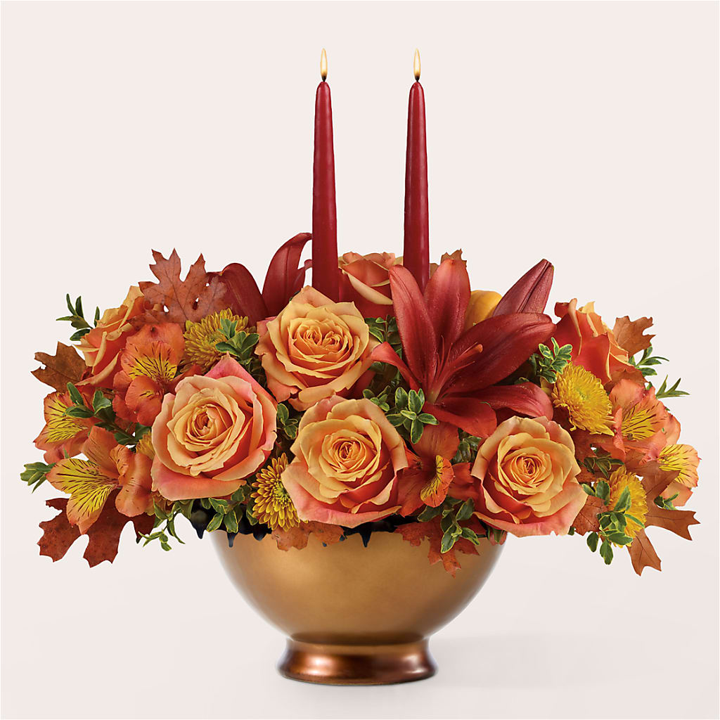 Harvest Table Centerpiece – At All About Flowers Llc, Cincinnati OH