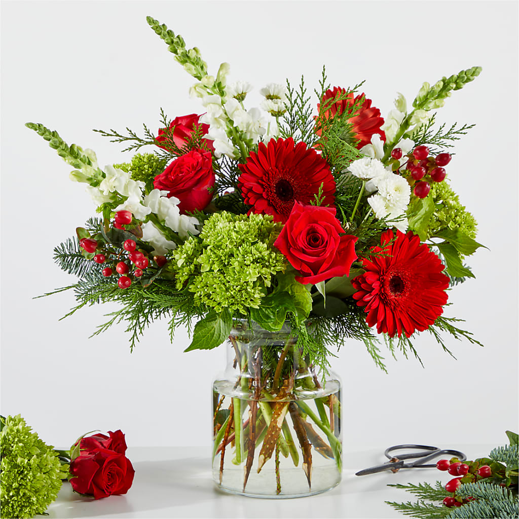 Merry Moment Bouquet – A Florist Original – At All About Flowers Llc, Cincinnati OH