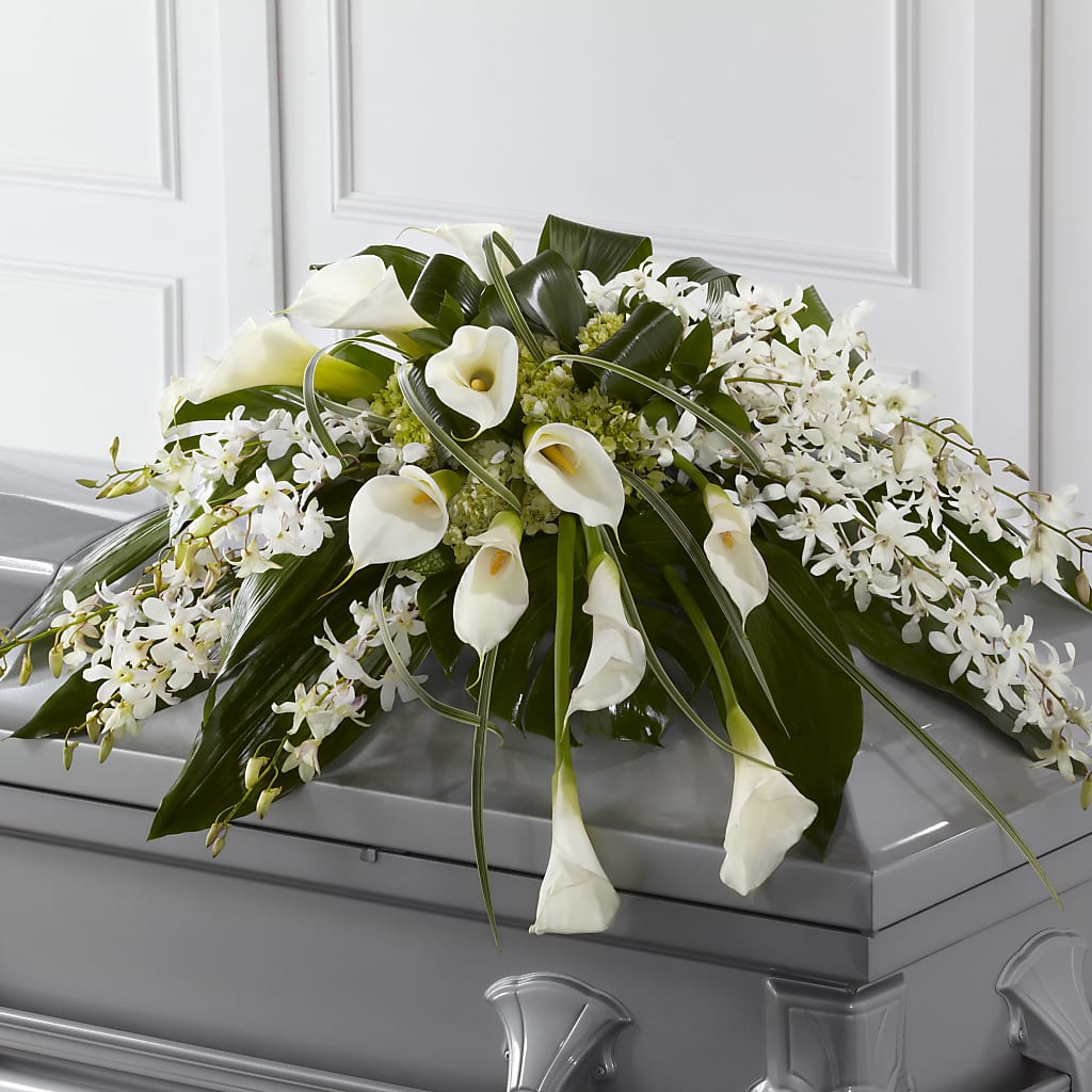 Angel Wings Casket Spray – At All About Flowers Llc, Cincinnati OH