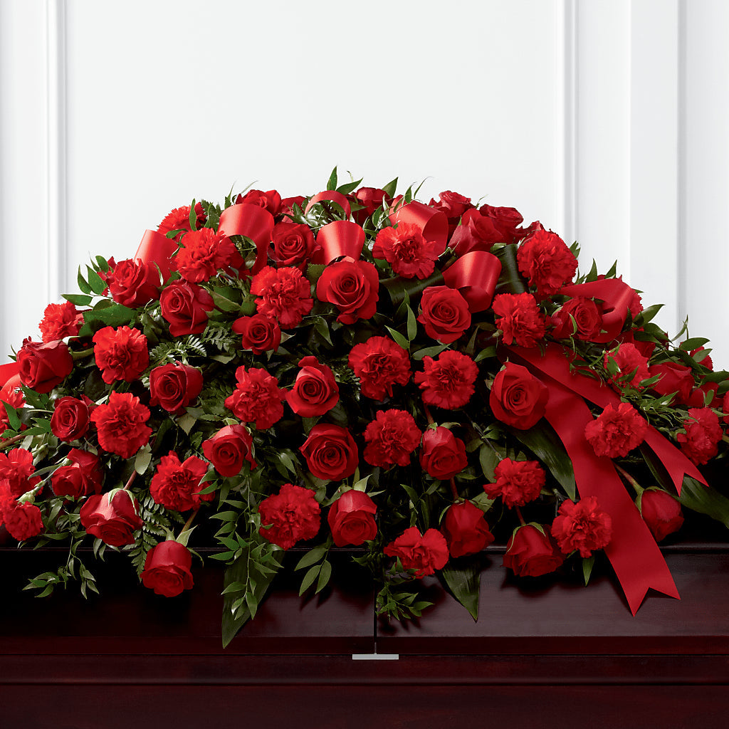 Tribute of Life Casket Spray – At All About Flowers Llc, Cincinnati OH