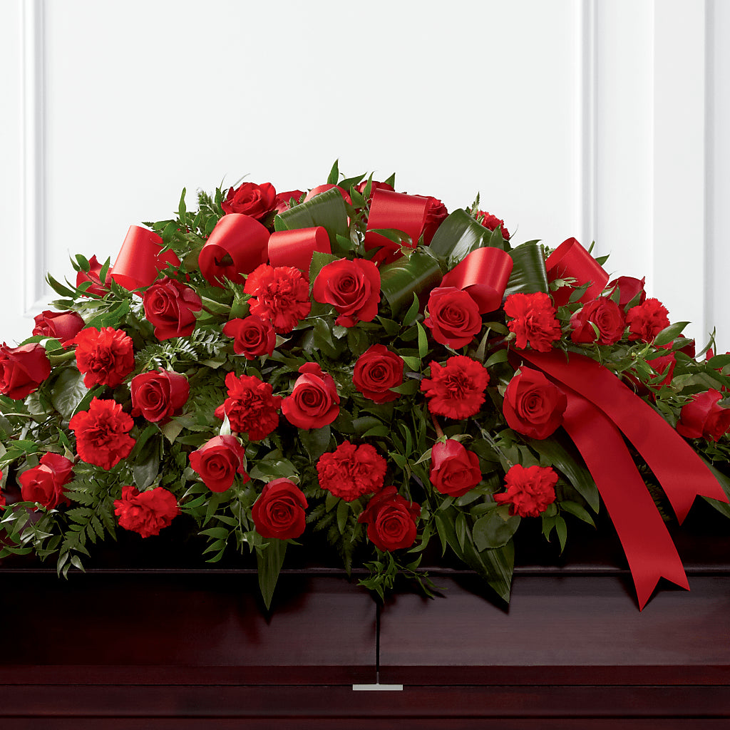 Tribute of Life Casket Spray – At All About Flowers Llc, Cincinnati OH