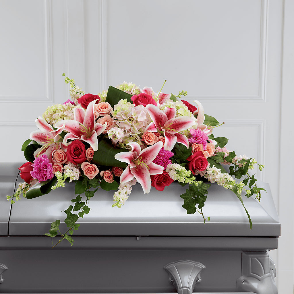 Splendid Grace Casket Spray – At All About Flowers Llc, Cincinnati OH