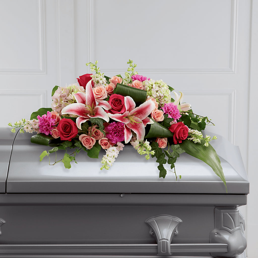 Splendid Grace Casket Spray – At All About Flowers Llc, Cincinnati OH