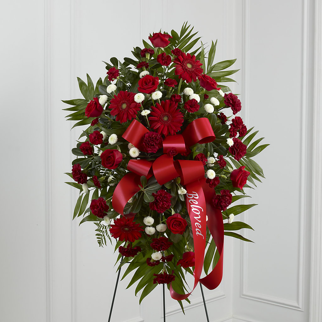 Treasured Memories Standing Spray – At All About Flowers Llc, Cincinnati OH