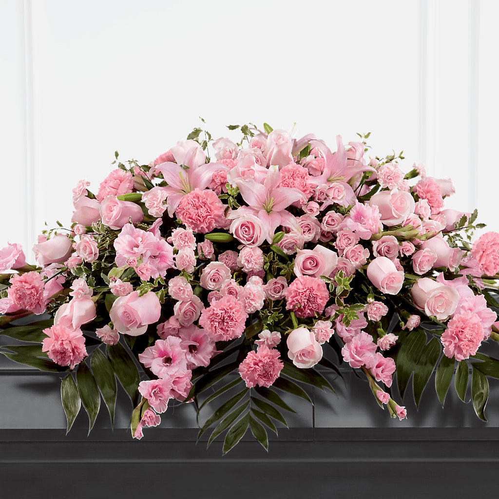 Garden of Comfort Casket Spray (Standard) – At All About Flowers Llc, Cincinnati OH