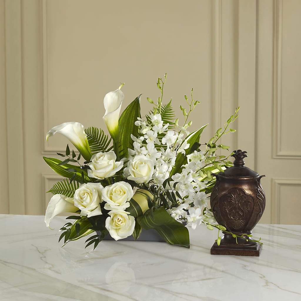 At Peace Arrangement – At All About Flowers Llc, Cincinnati OH