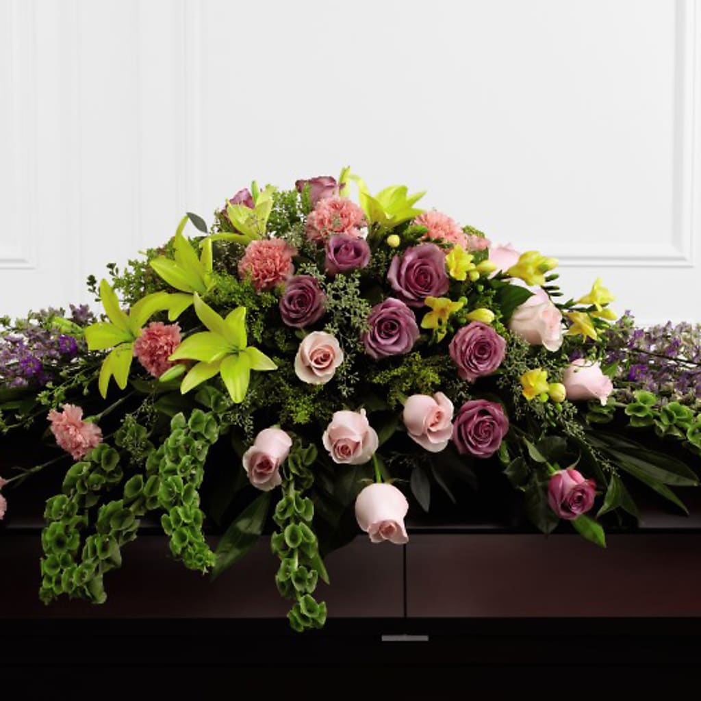 Forever Beloved Casket Spray – At All About Flowers Llc, Cincinnati OH