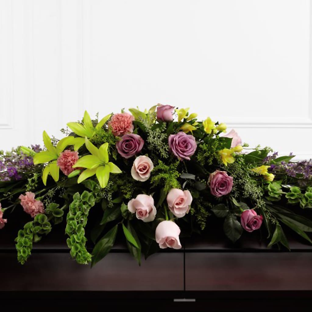 Forever Beloved Casket Spray – At All About Flowers Llc, Cincinnati OH