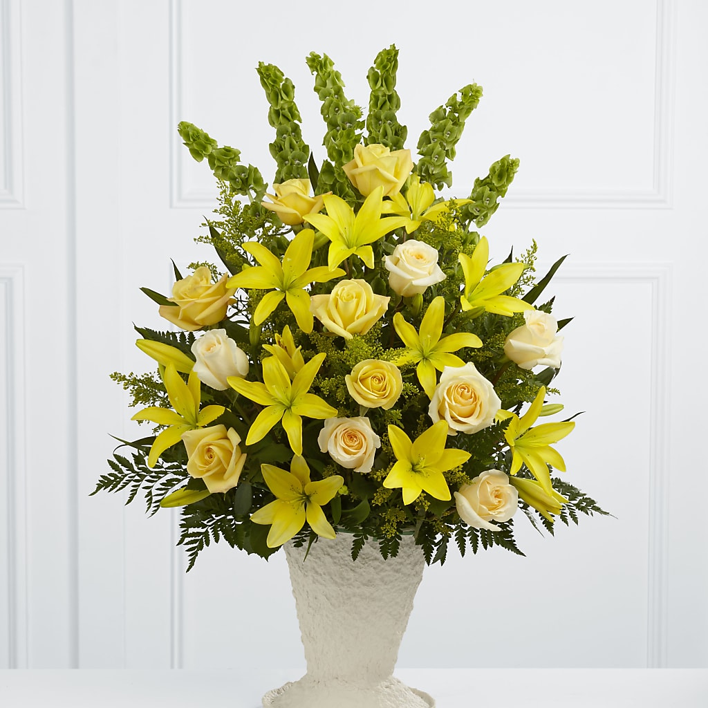 Golden Memories Arrangement – At All About Flowers Llc, Cincinnati OH