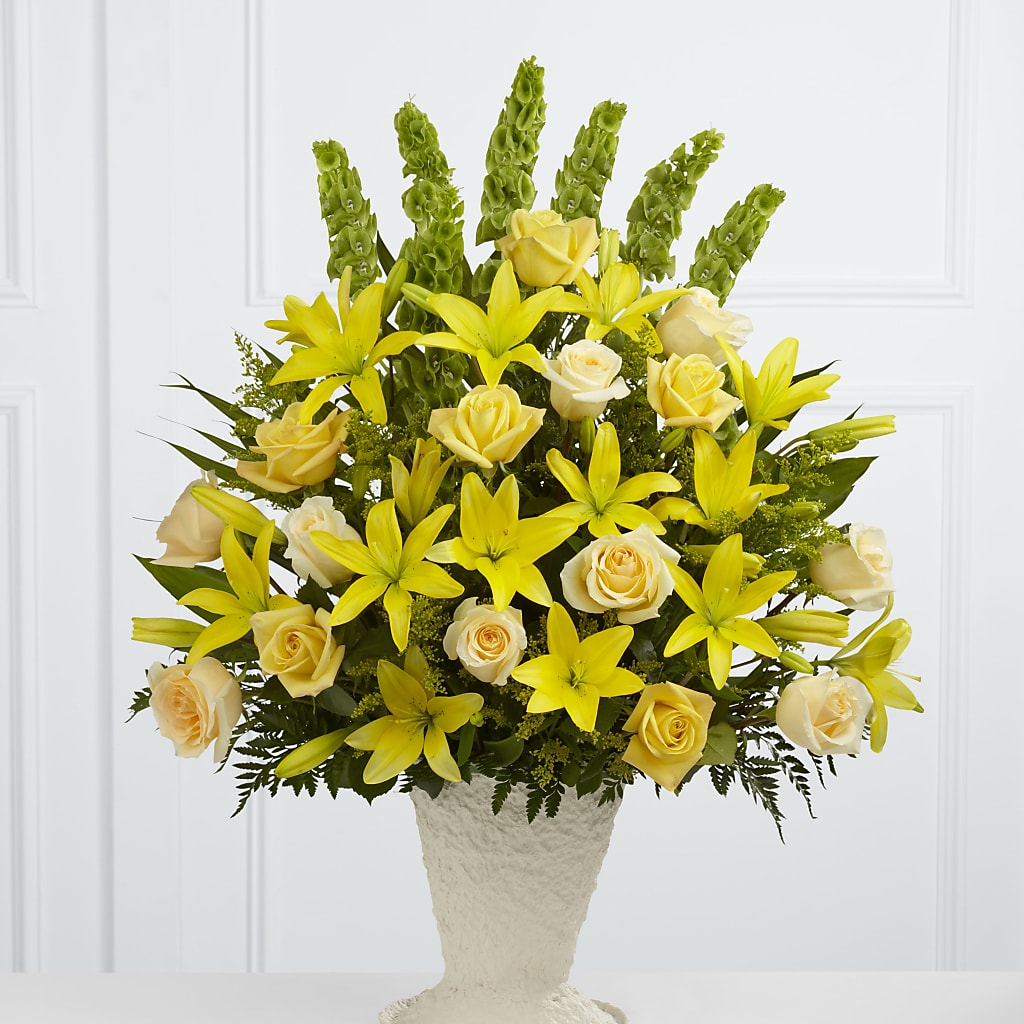 Golden Memories Arrangement – At All About Flowers Llc, Cincinnati OH