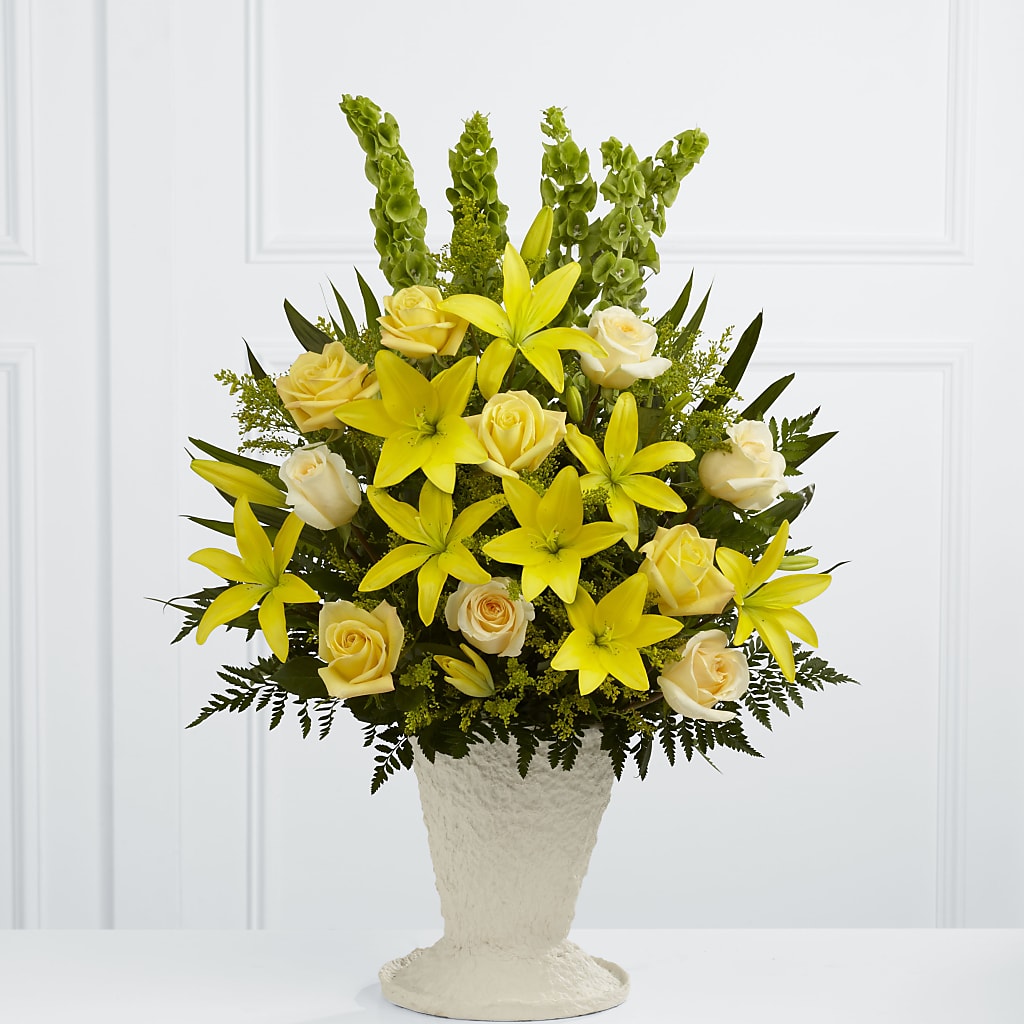 Golden Memories Arrangement – At All About Flowers Llc, Cincinnati OH