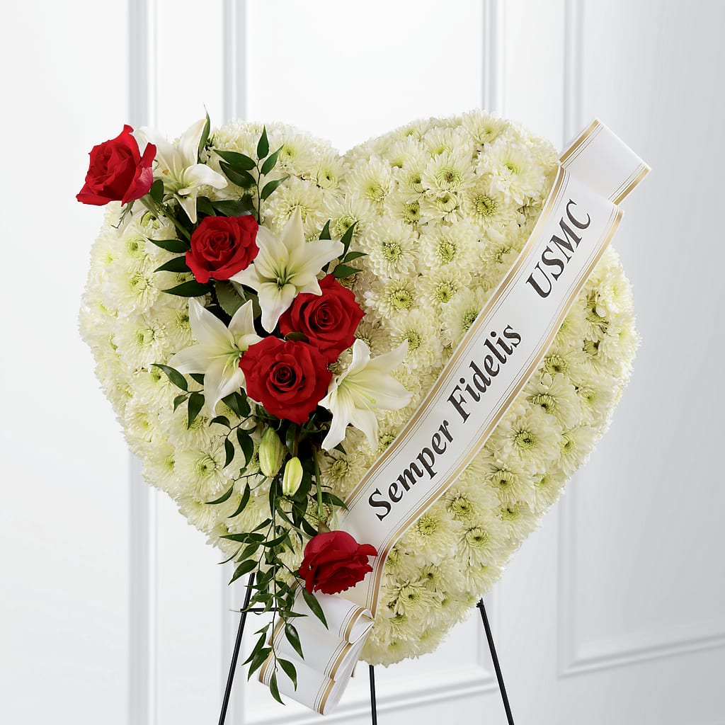 Heartfelt Hero Standing Heart – At All About Flowers Llc, Cincinnati OH