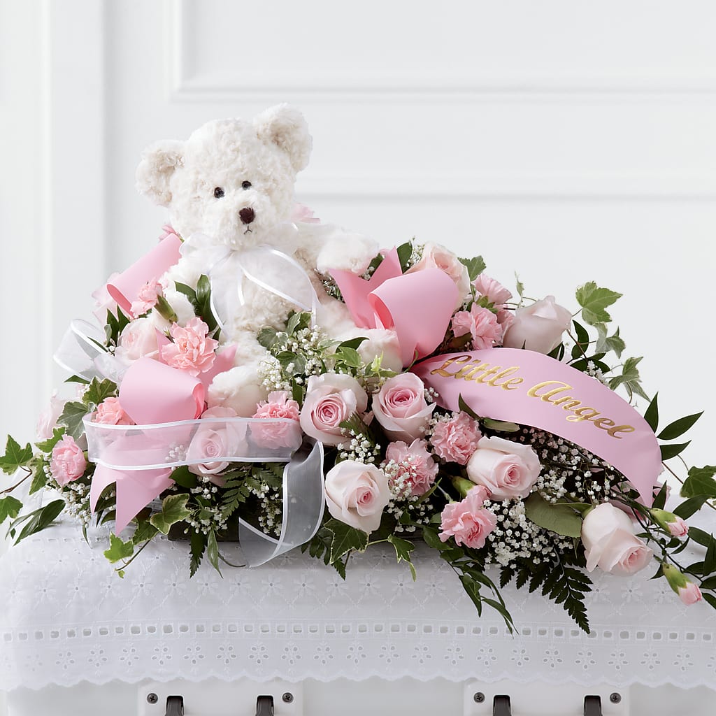 Touch of Sympathy Casket Spray – At All About Flowers Llc, Cincinnati OH
