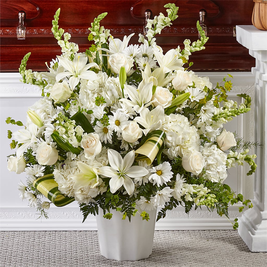 Thoughts of Tranquility Floor Basket – At All About Flowers Llc, Cincinnati OH