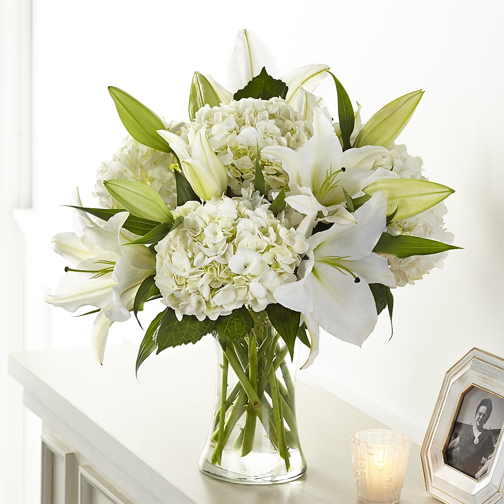 Compassionate Lily Bouquet – At All About Flowers Llc, Cincinnati OH