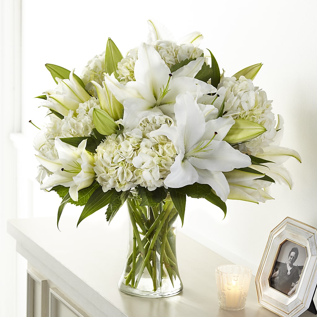 Compassionate Lily Bouquet – At All About Flowers Llc, Cincinnati OH