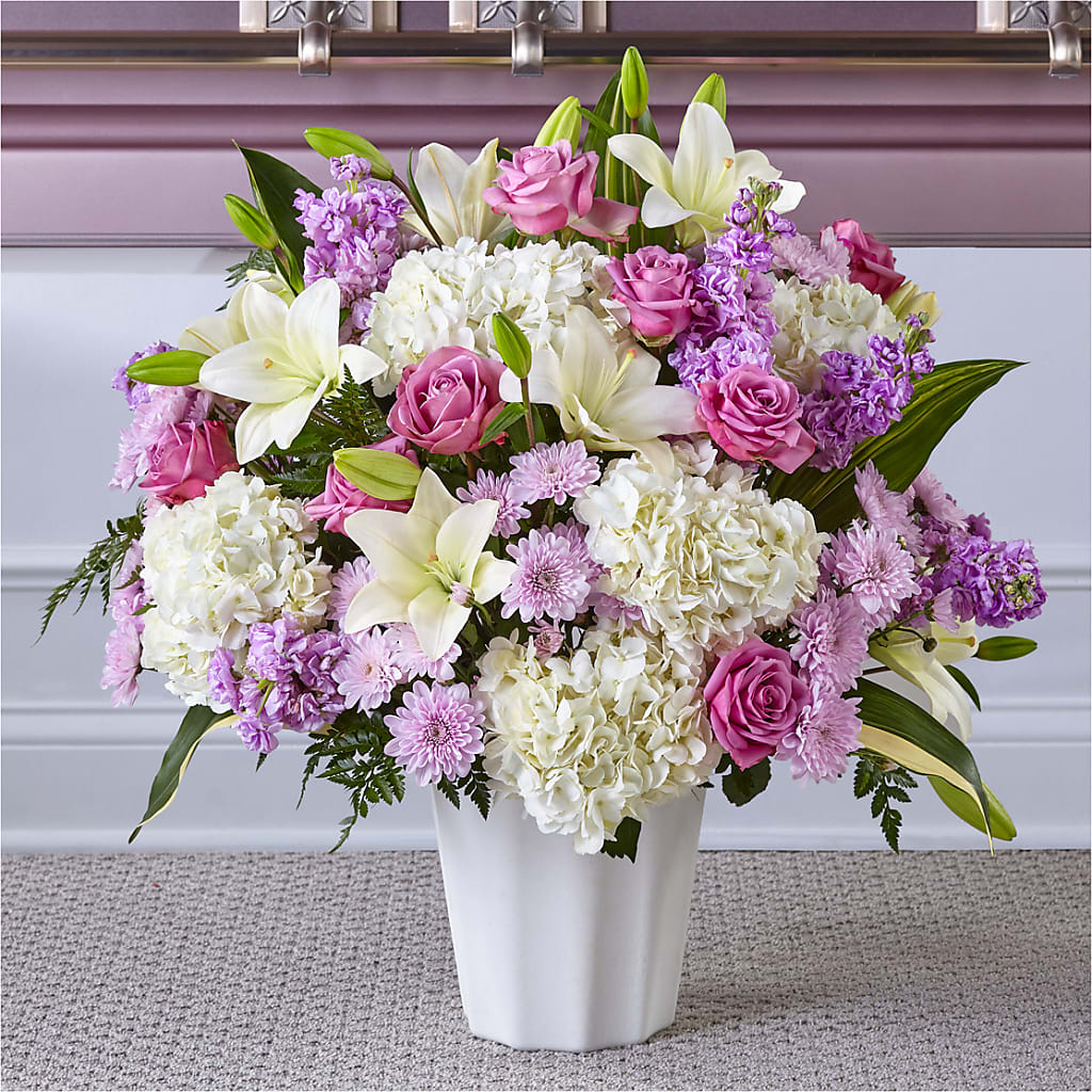Heaven Sent Floor Basket – At All About Flowers Llc, Cincinnati OH