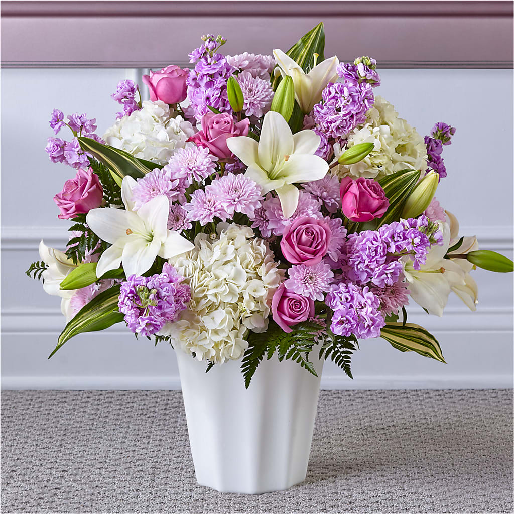 Heaven Sent Floor Basket – At All About Flowers Llc, Cincinnati OH