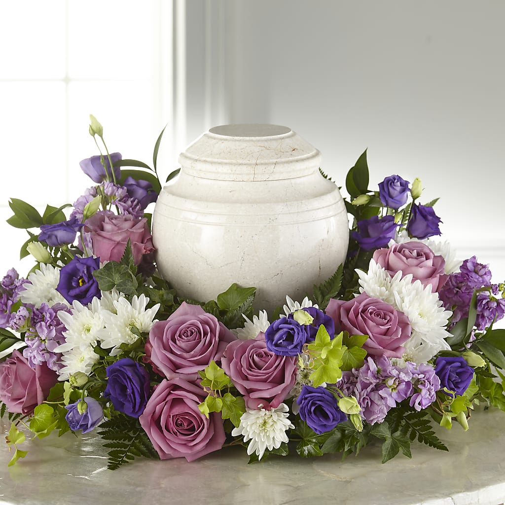 Blooming Sympathy Cremation Adornment – At All About Flowers Llc, Cincinnati OH