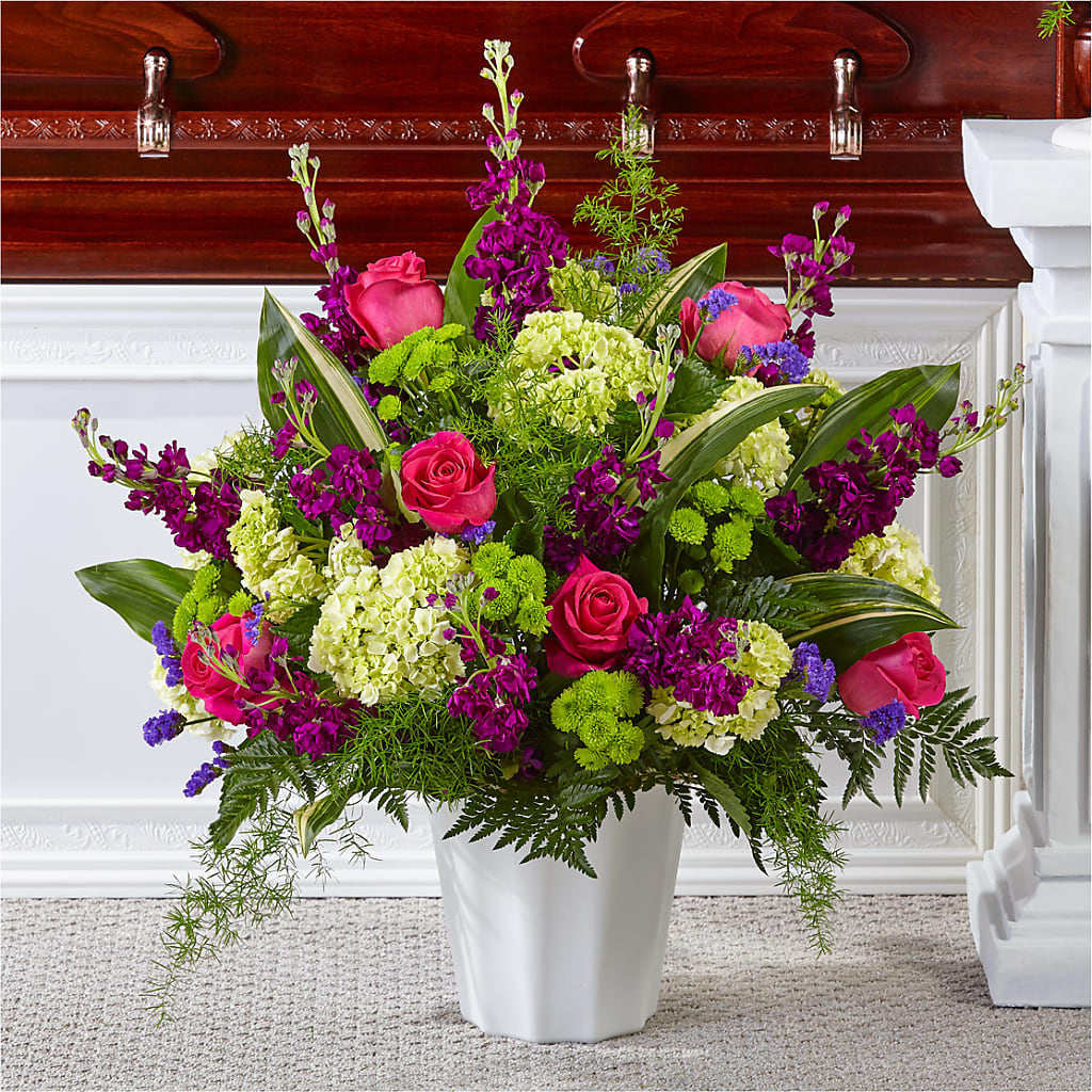 Beautiful Horizons Floor Basket – At All About Flowers Llc, Cincinnati OH