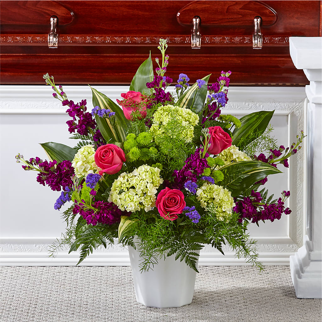 Beautiful Horizons Floor Basket – At All About Flowers Llc, Cincinnati OH