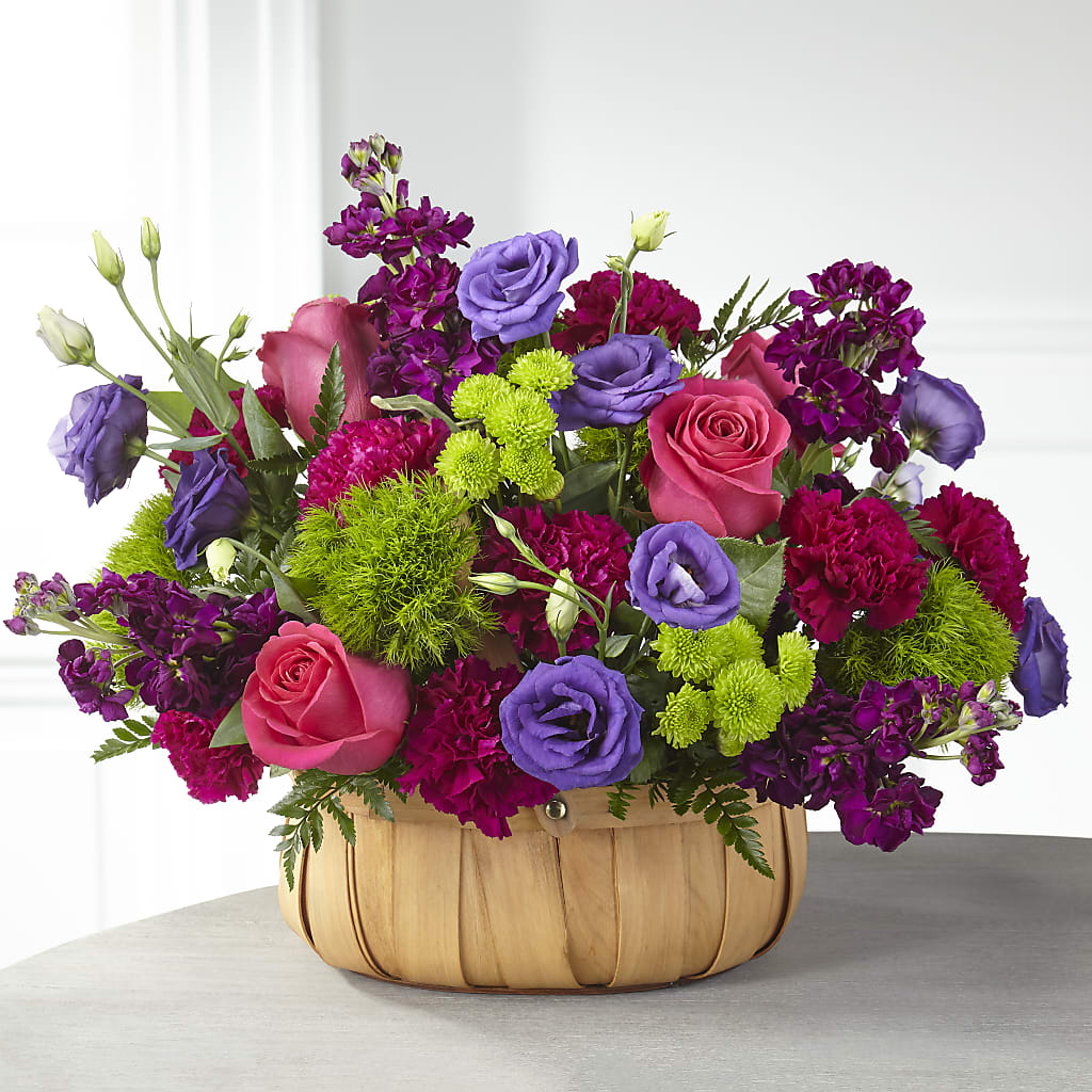 Serene Sanctuary Basket – At All About Flowers Llc, Cincinnati OH