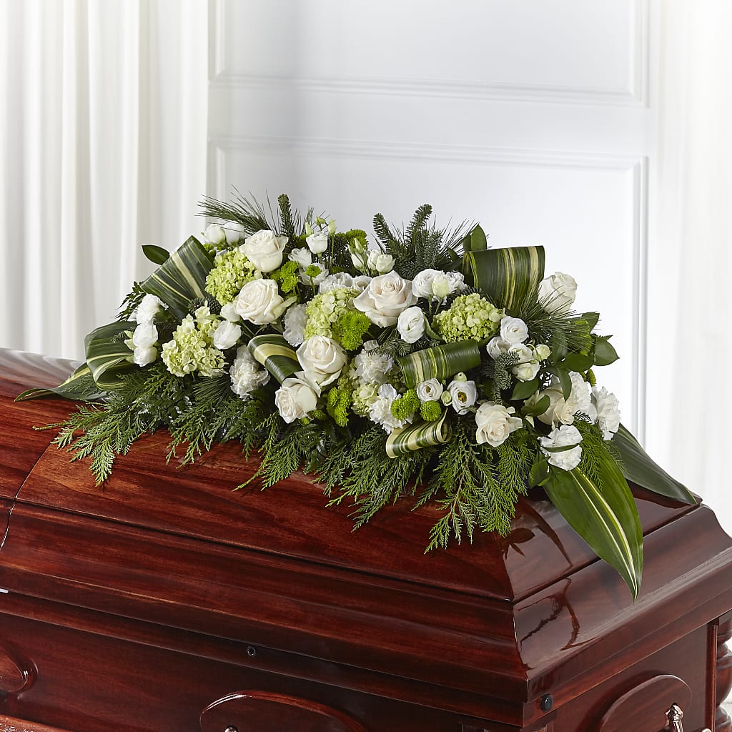 Hopeful Gesture Casket Spray – At All About Flowers Llc, Cincinnati OH