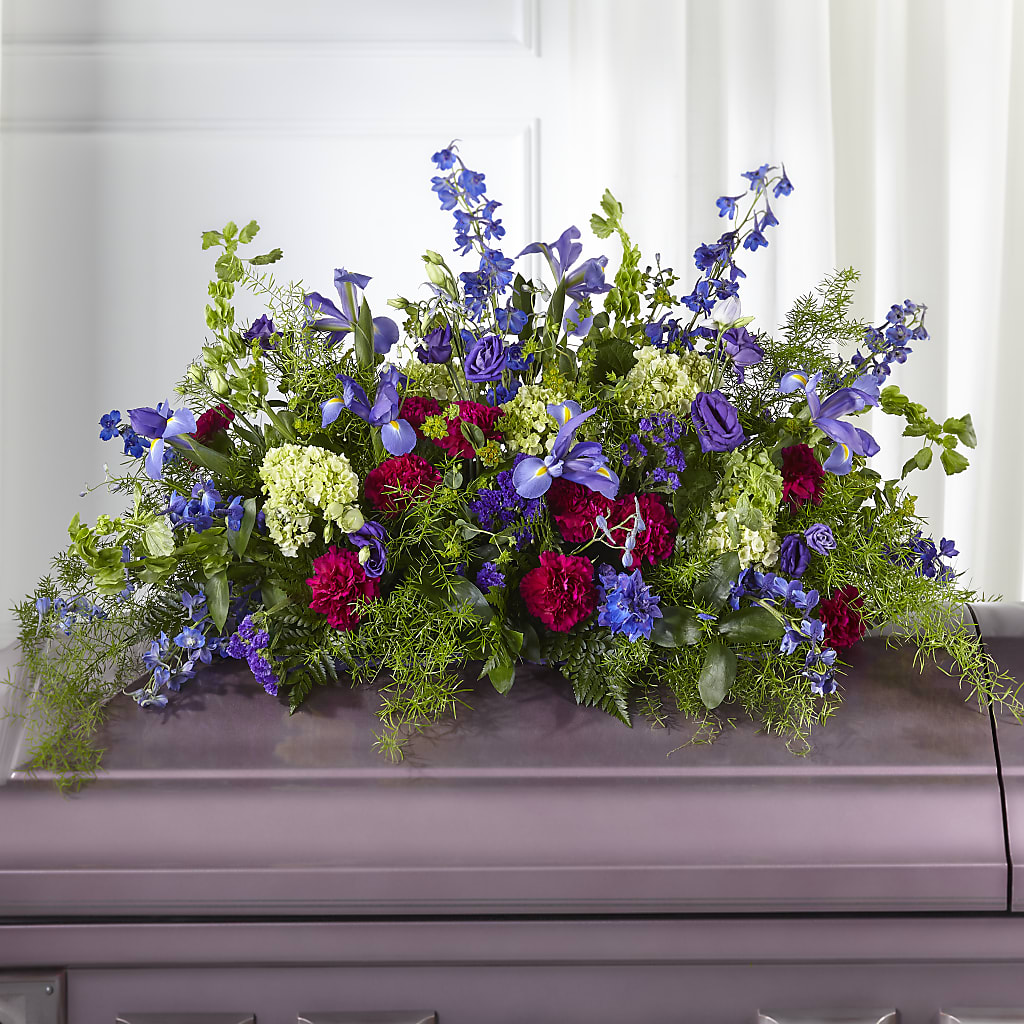 Always Treasured Casket Spray – At All About Flowers Llc, Cincinnati OH