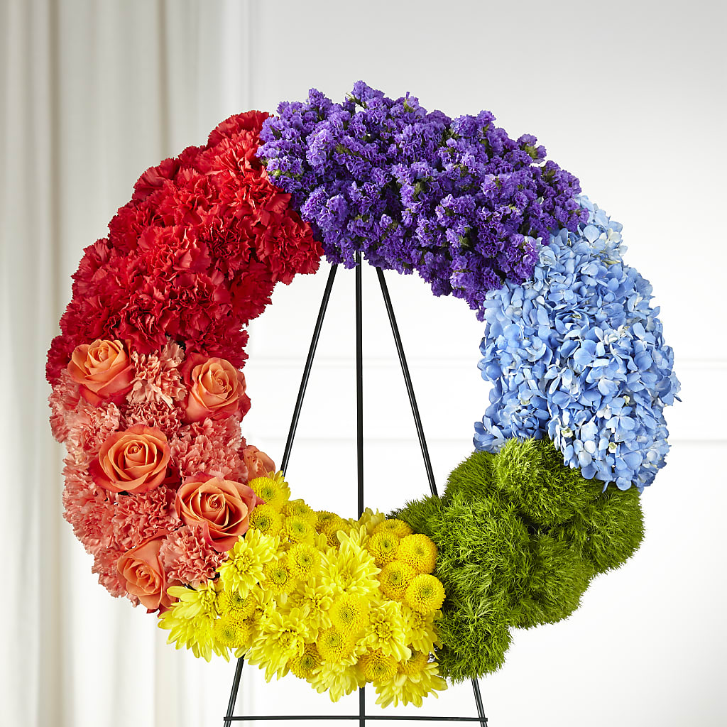 Circle of Love Wreath – At All About Flowers Llc, Cincinnati OH