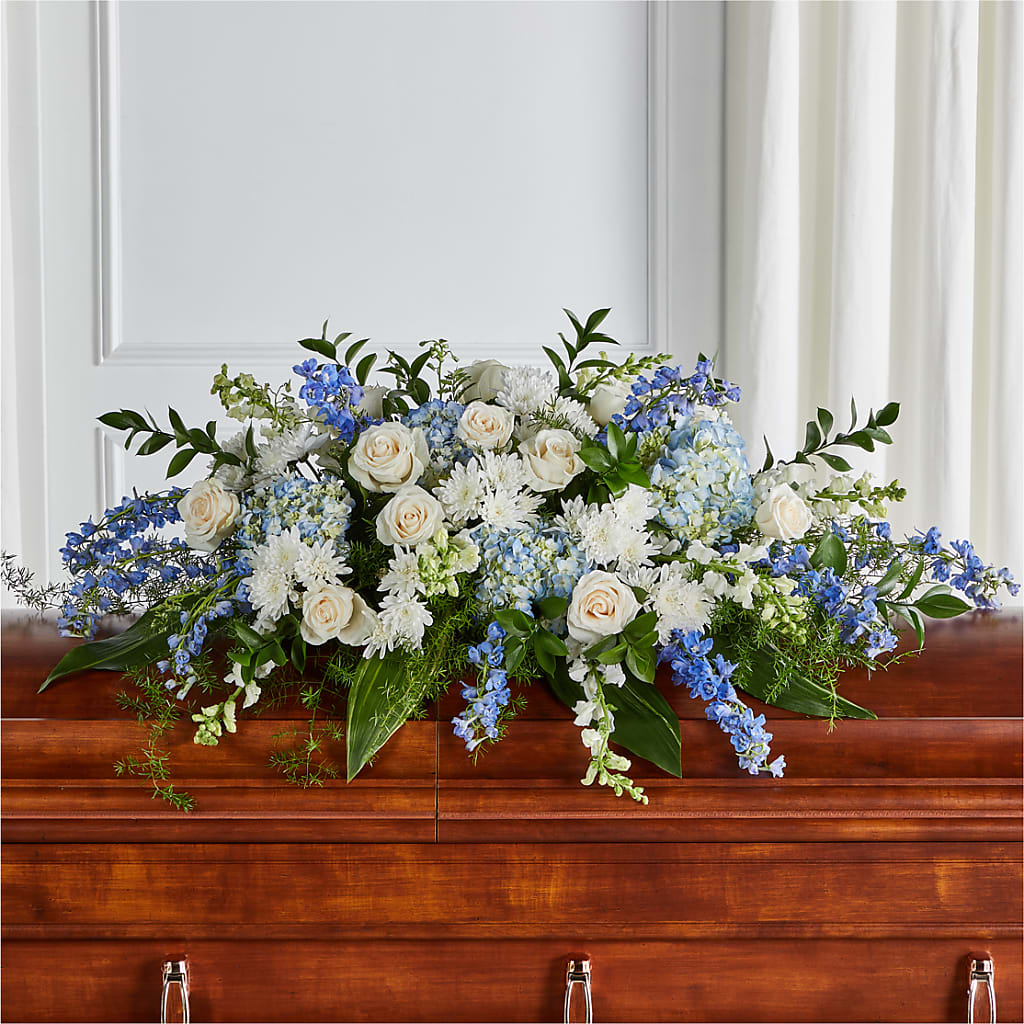 Timeless Essence Casket Spray – At All About Flowers Llc, Cincinnati OH