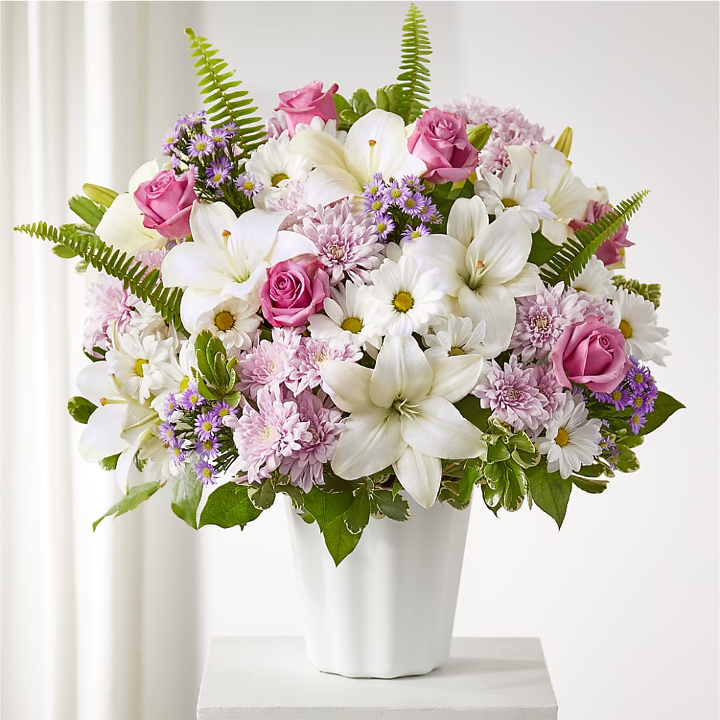 Warmest Thoughts Tabletop Basket – At All About Flowers Llc, Cincinnati OH