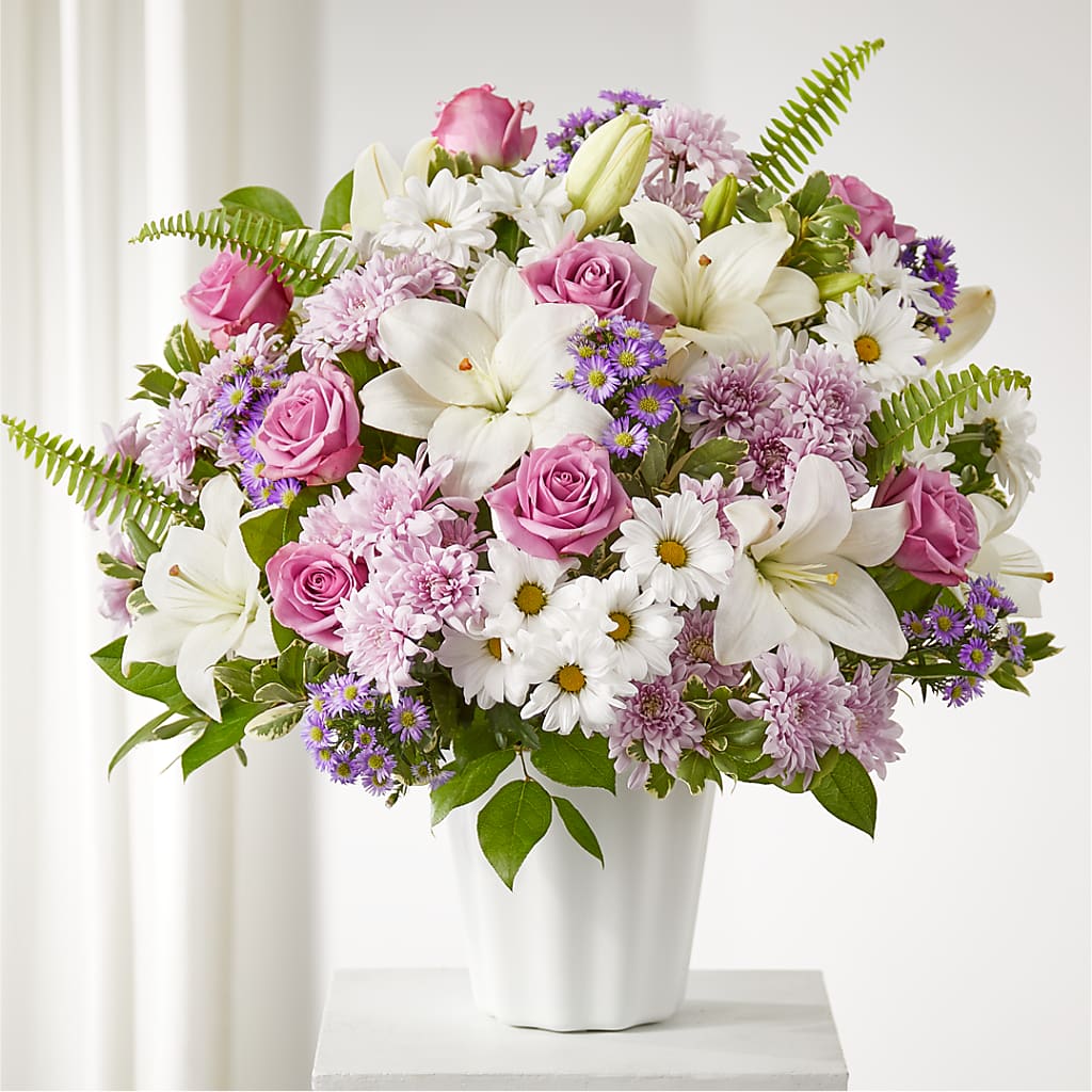 Warmest Thoughts Tabletop Basket – At All About Flowers Llc, Cincinnati OH
