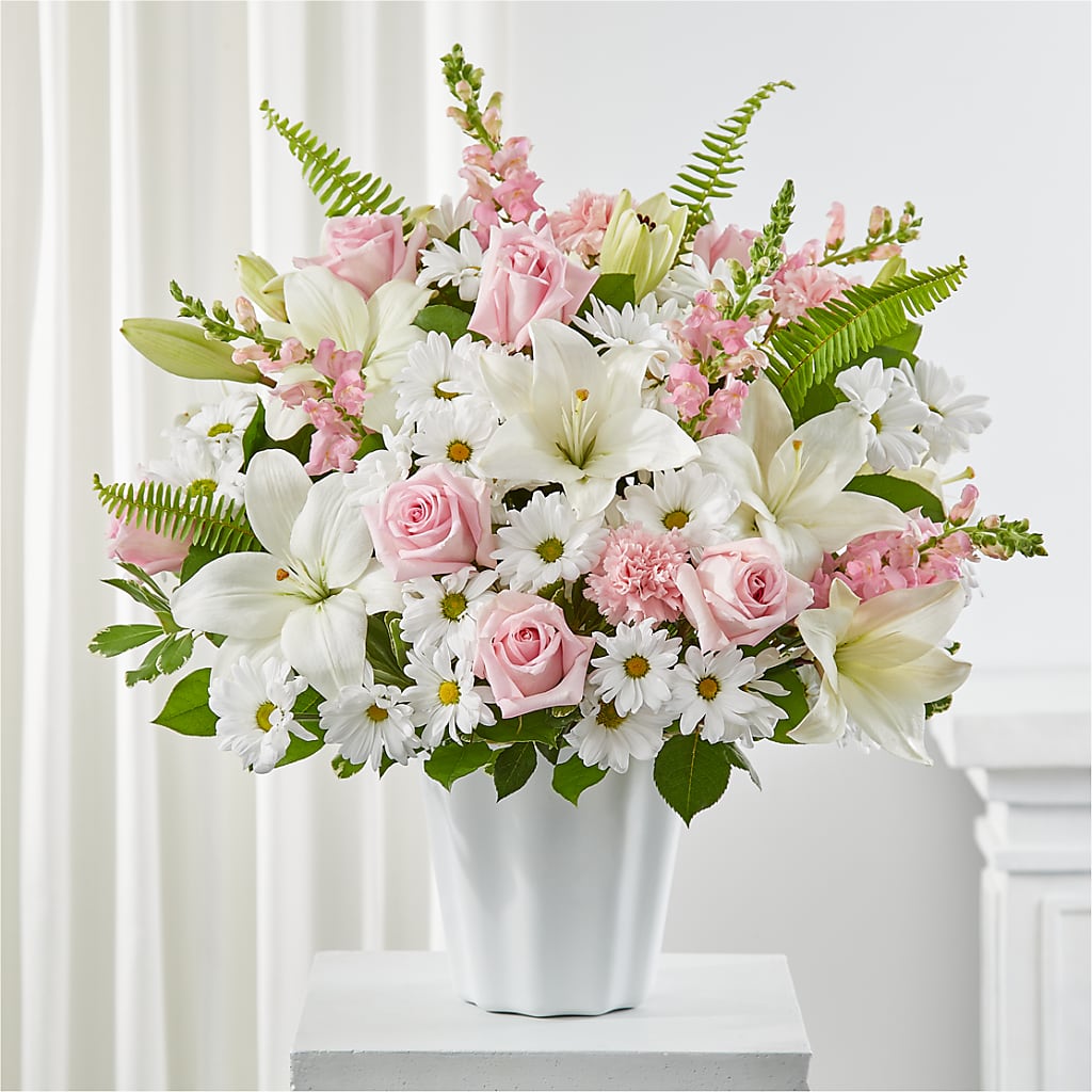 Soft Touch Tabletop Basket – At All About Flowers Llc, Cincinnati OH