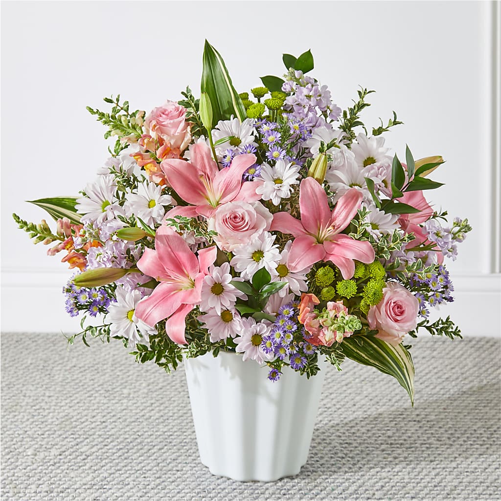 Abundant Compassion Floor Basket – At All About Flowers Llc, Cincinnati OH