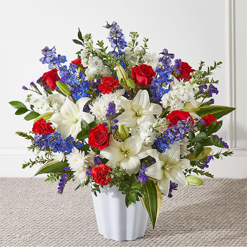 Consoled Floor Basket – At All About Flowers Llc, Cincinnati OH
