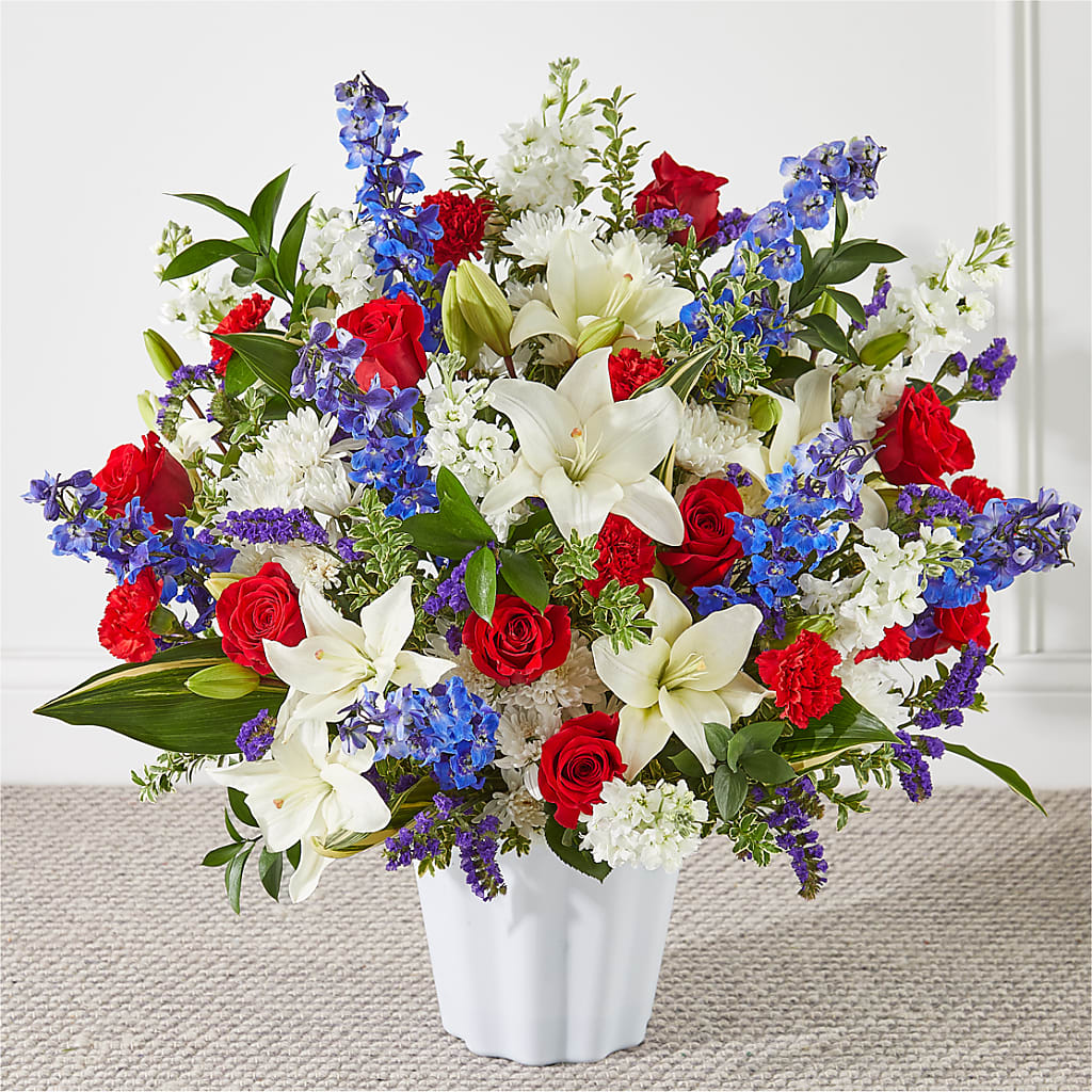 Consoled Floor Basket – At All About Flowers Llc, Cincinnati OH