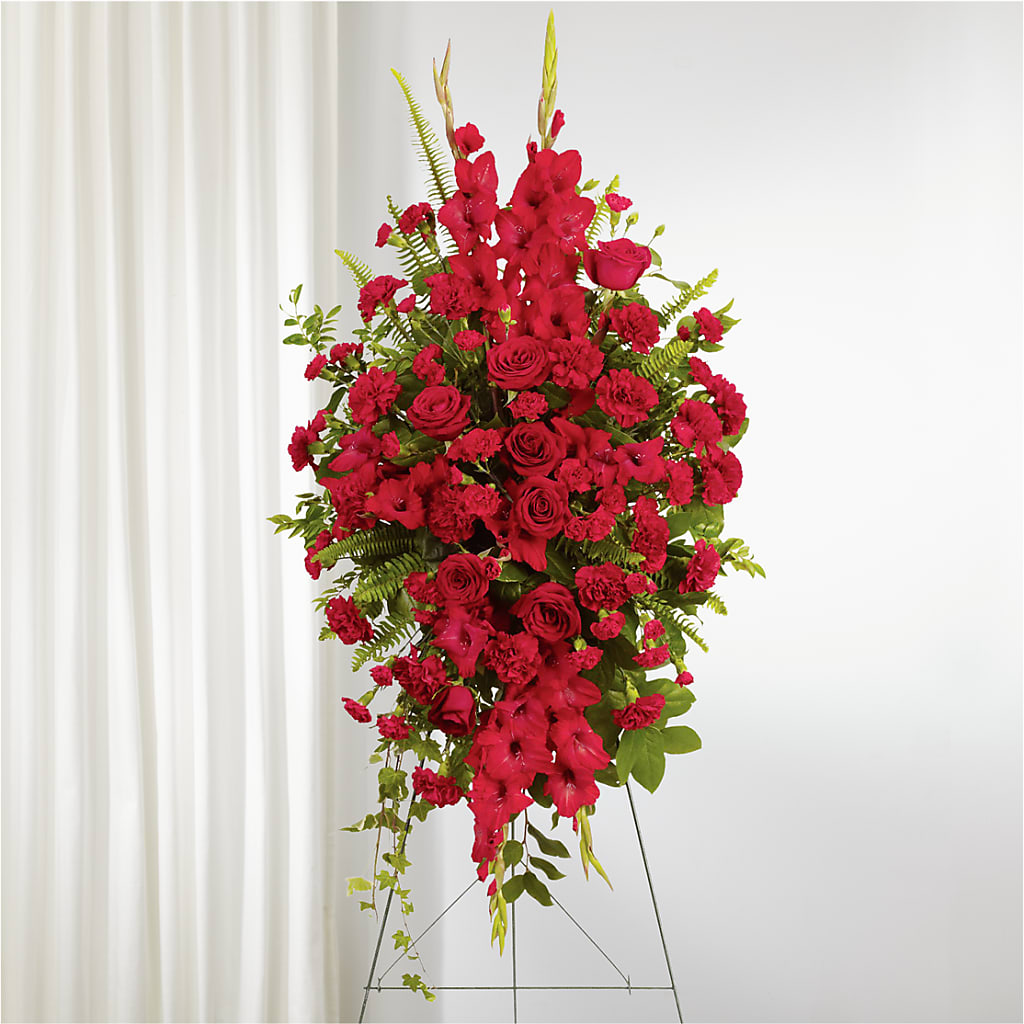 From the Heart Standing Spray – At All About Flowers Llc, Cincinnati OH
