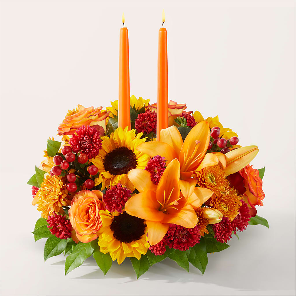 Grateful Centerpiece – At All About Flowers Llc, Cincinnati OH