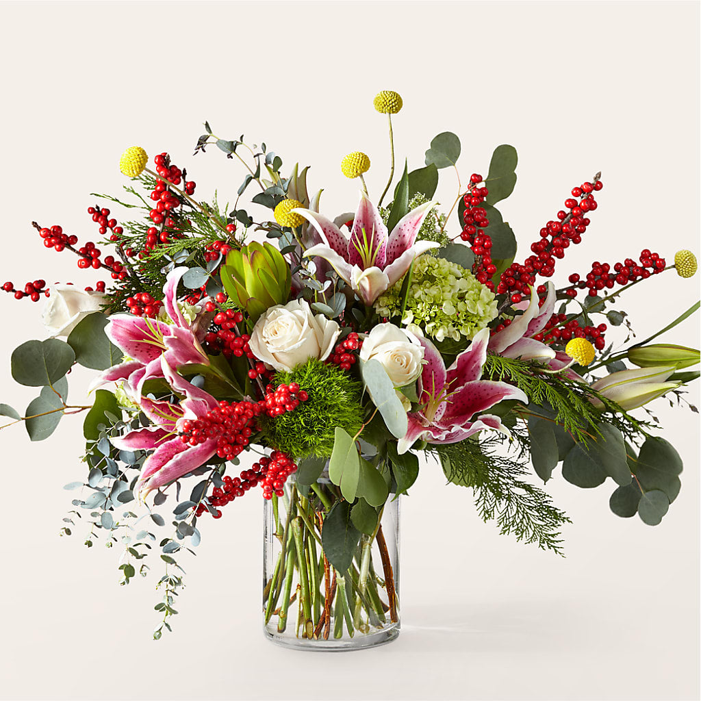 Berry & Bright Bouquet – At All About Flowers Llc, Cincinnati OH