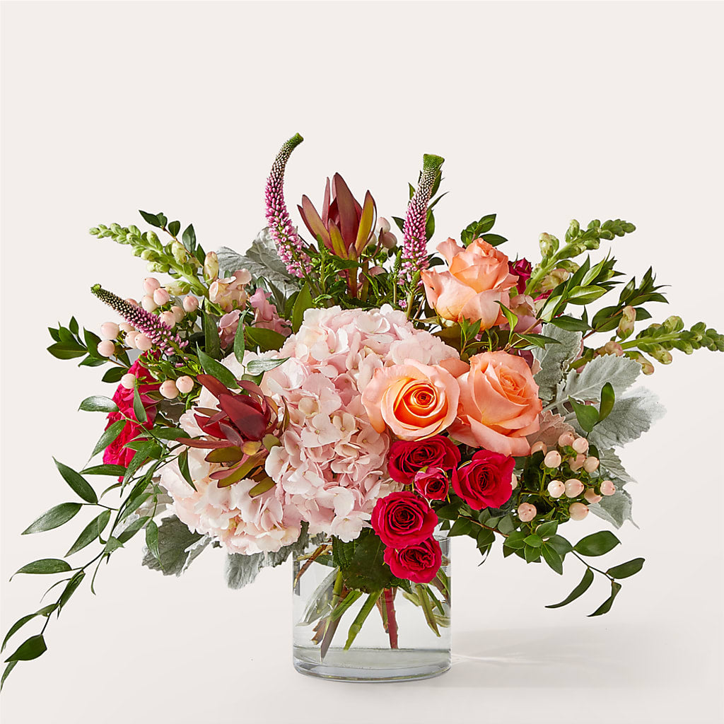 Glitz & Glam Bouquet – pink, red flower arrangement | Cincinnati