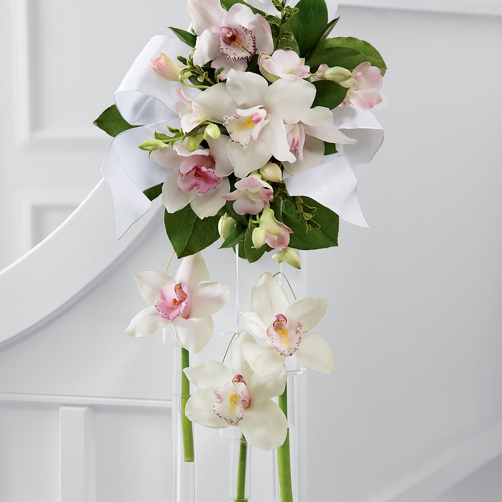 Perfect Entrance Pew Arrangement – At All About Flowers Llc, Cincinnati OH