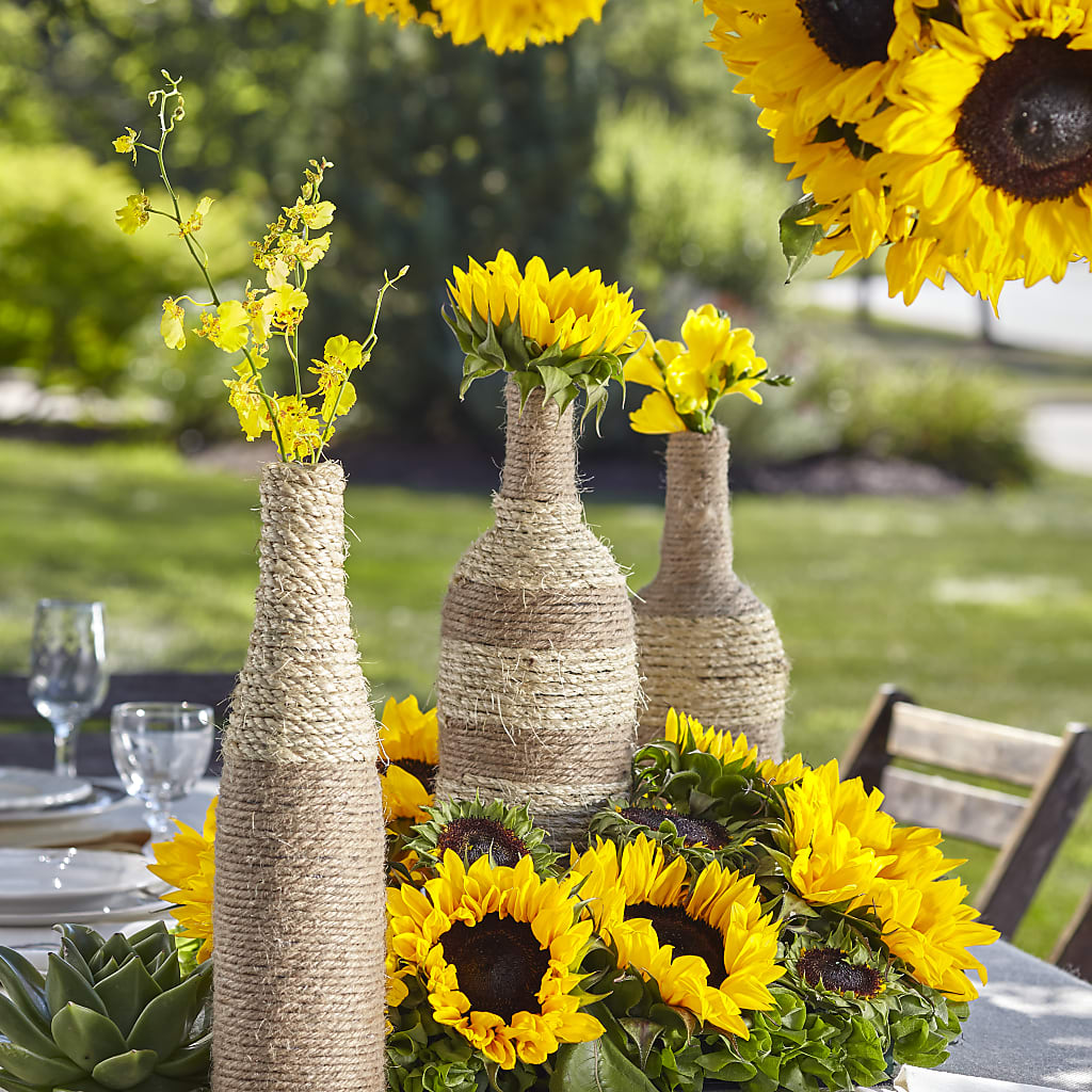 Sublime Garden Centerpiece – At All About Flowers Llc, Cincinnati OH
