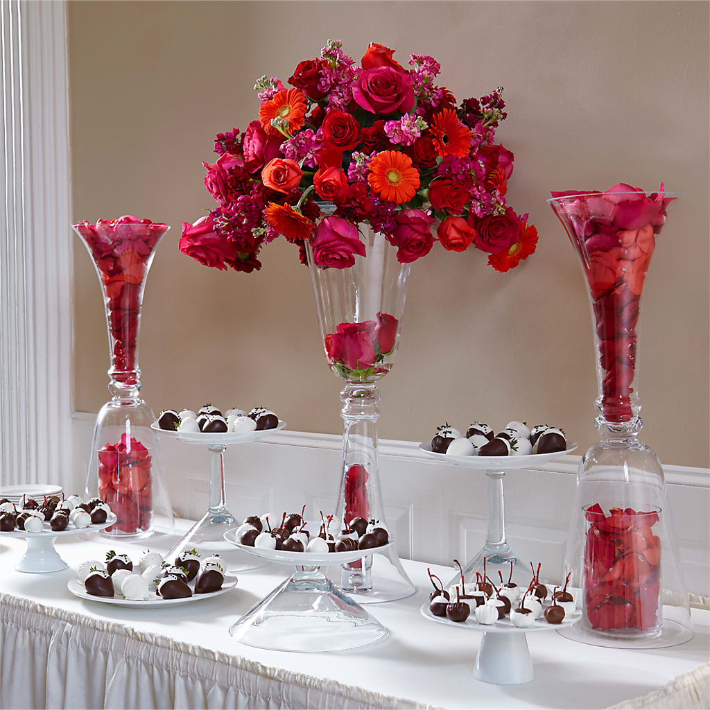 Life's Sweetness Centerpiece – At All About Flowers Llc, Cincinnati OH