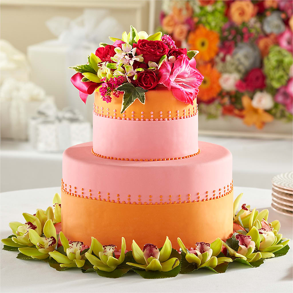 Sweet Citrus Cake Decor – At All About Flowers Llc, Cincinnati OH