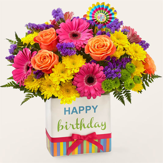 Birthday Brights Bouquet –  At All About Flowers Llc, Cincinnati OH
