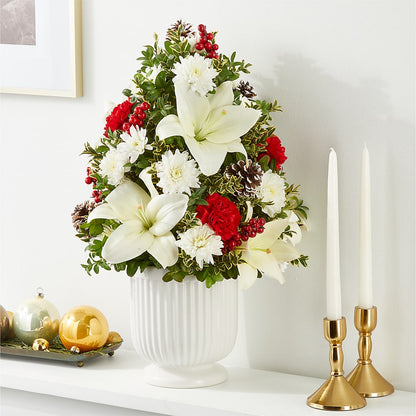 Festive Moments Tree –  At All About Flowers Llc, Cincinnati OH