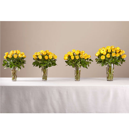 Long Stem Yellow Rose Bouquet –  At All About Flowers Llc, Cincinnati OH